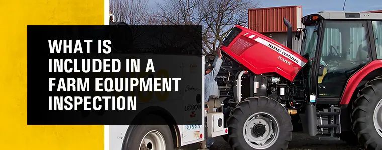 Inspektion av en röd Massey Ferguson-traktor inför en lantbruksauktion.